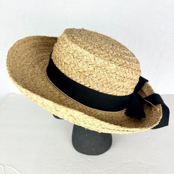 Scala Collection Packable Raffia Wide Brim Hat NEW One Size Sun Beach Outdoor - Picture 2 of 6